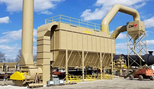 ساخت بگ فیلتر کارخانه آسفالت توسط گروه صنعتی حضرتی