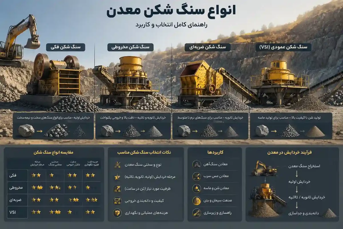 انواع سنگ شکن